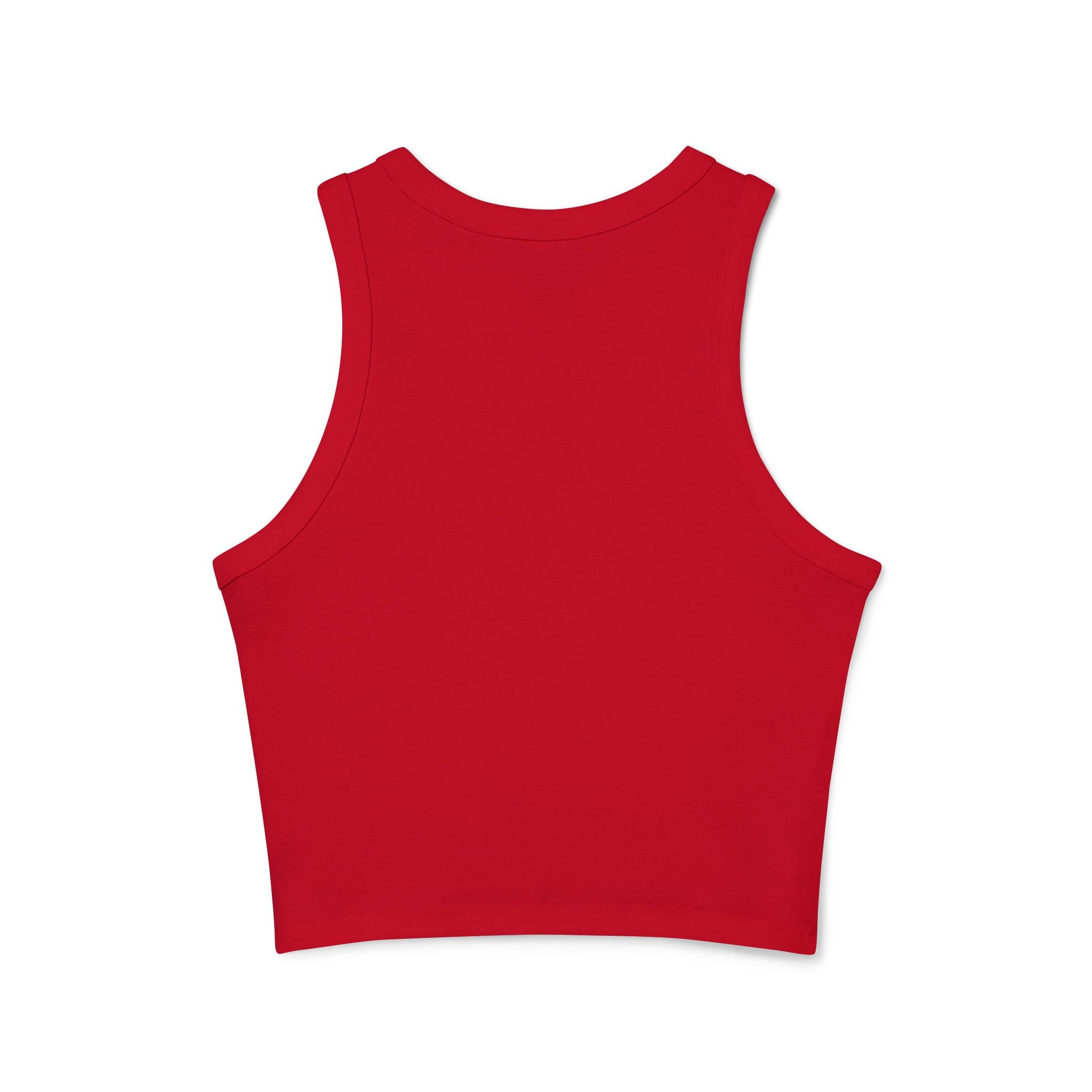 Nurse Graphic Tank Top — "I Listen to Hearts" Micro Rib Racer Tank