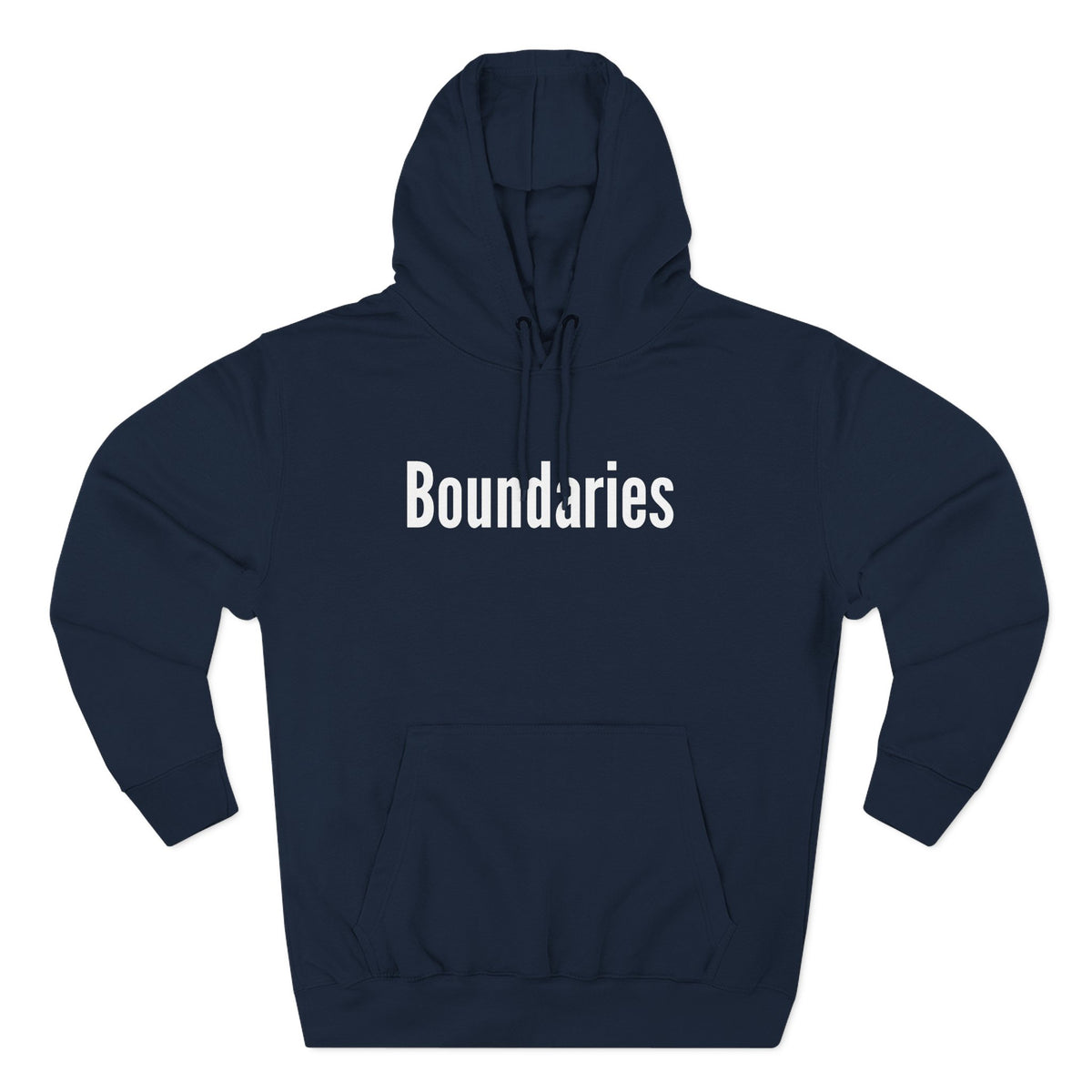 Boundaries Hoodie — Minimalist Self-Care Statement Sweatshirt