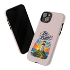 Pink Be the Light iPhone Case | Inspirational Phone Case | Positive Empowerment Gift for Girls & Women