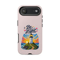 Pink Be the Light iPhone Case | Inspirational Phone Case | Positive Empowerment Gift for Girls & Women