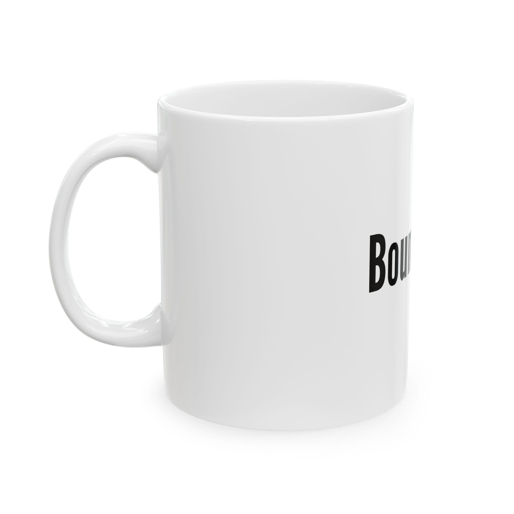 Boundaries Ceramic Mug — Minimalist Self-Care Coffee Cup (11oz, 15oz)
