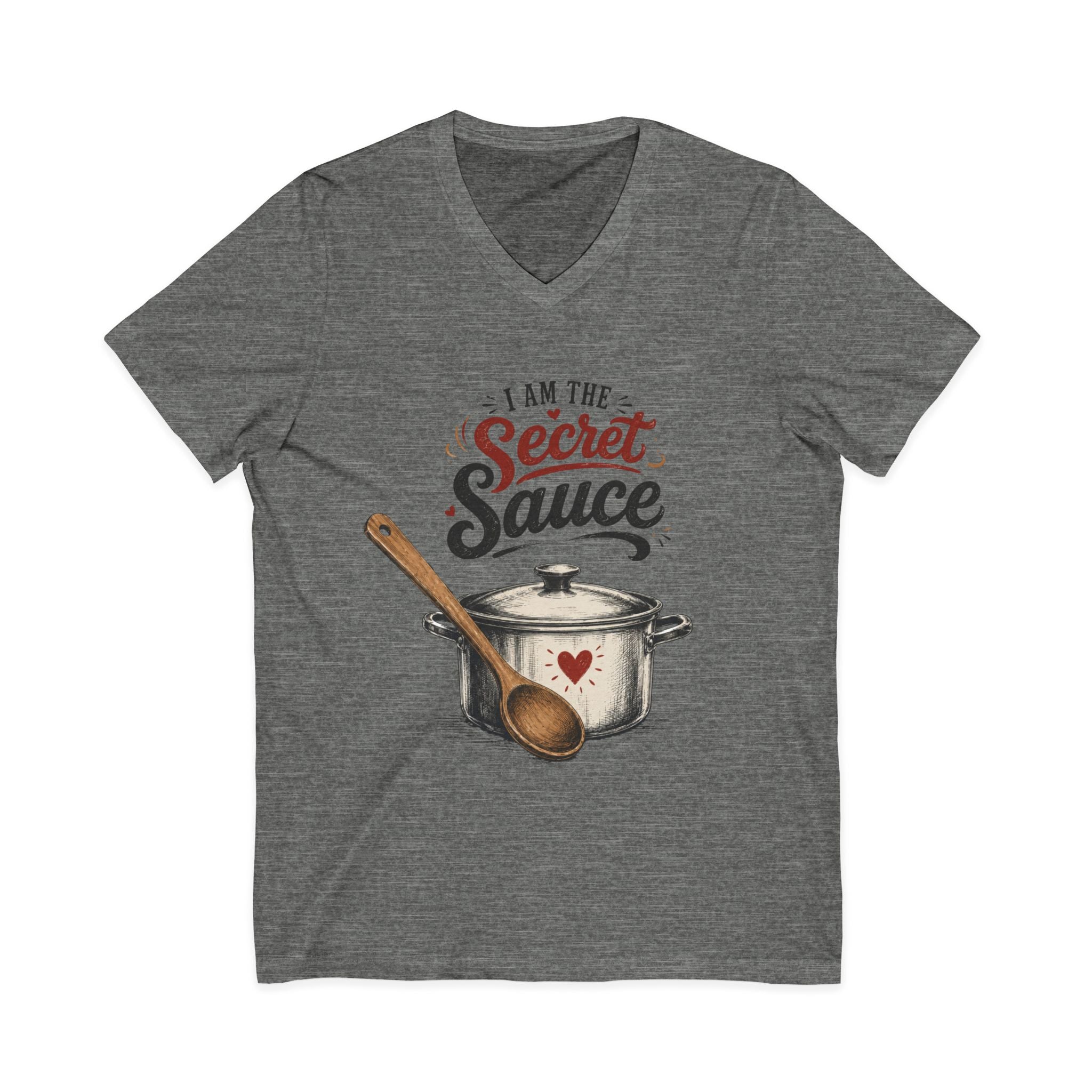 Unisex Jersey Short Sleeve V-Neck Tee