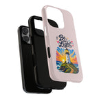 Pink Be the Light iPhone Case | Inspirational Phone Case | Positive Empowerment Gift for Girls & Women