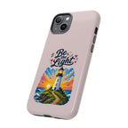 Pink Be the Light iPhone Case | Inspirational Phone Case | Positive Empowerment Gift for Girls & Women