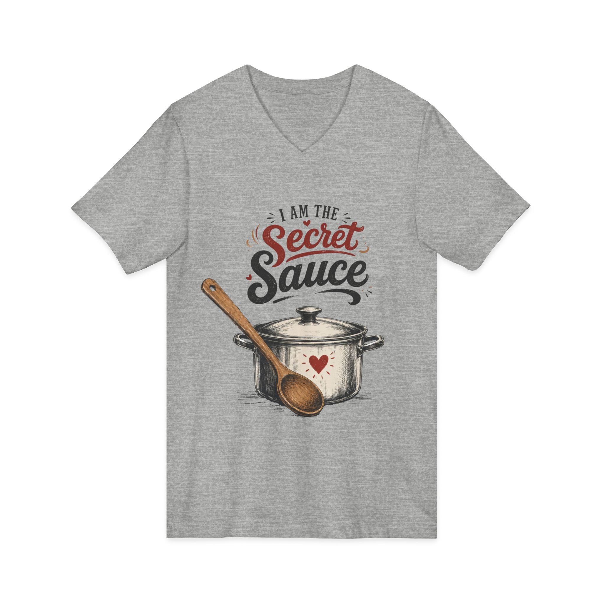 Unisex Jersey Short Sleeve V-Neck Tee