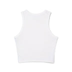 Nurse Graphic Tank Top — "I Listen to Hearts" Micro Rib Racer Tank