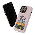 Pink Be the Light iPhone Case | Inspirational Phone Case | Positive Empowerment Gift for Girls & Women