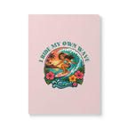I Ride My Own Wave | Pink Softcover Journal (with Inside Prints)
