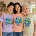 Earth Love T-Shirt — "Change the World Not Your Body" Eco Awareness Tee