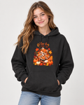 Fall Foxes Hoodie - 'Thankful for Furs' Autumn Pumpkin Sweatshirt