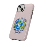 Change the World Not Your Body iPhone Case | Girls Empowerment Phone Case | You Are Enough Body Positive Case