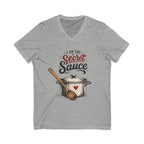 Unisex Jersey Short Sleeve V-Neck Tee