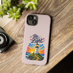 Pink Be the Light iPhone Case | Inspirational Phone Case | Positive Empowerment Gift for Girls & Women