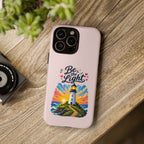Pink Be the Light iPhone Case | Inspirational Phone Case | Positive Empowerment Gift for Girls & Women