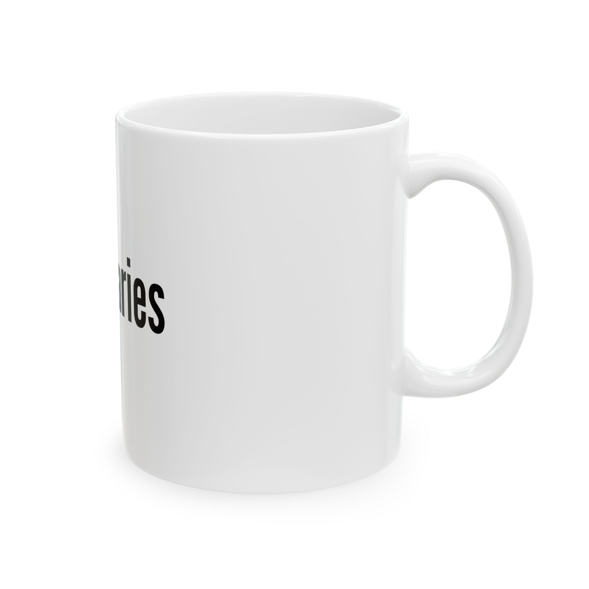 Boundaries Ceramic Mug — Minimalist Self-Care Coffee Cup (11oz, 15oz)