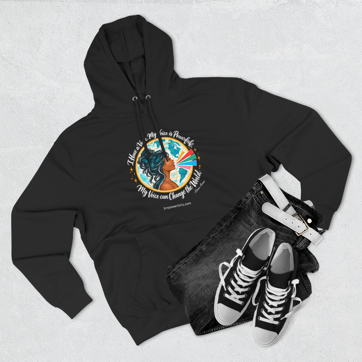 I Have a Voice. My Voice is Powerful. My Voice Can Change the World. | Pullover Hoodie