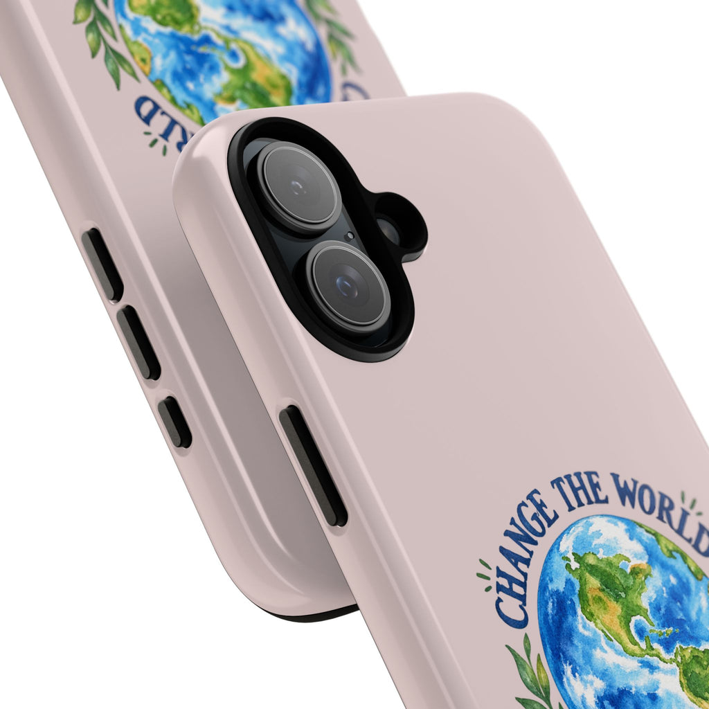 Change the World Not Your Body iPhone Case | Girls Empowerment Phone Case | You Are Enough Body Positive Case