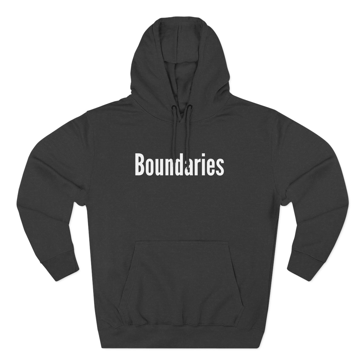 Boundaries Hoodie — Minimalist Self-Care Statement Sweatshirt