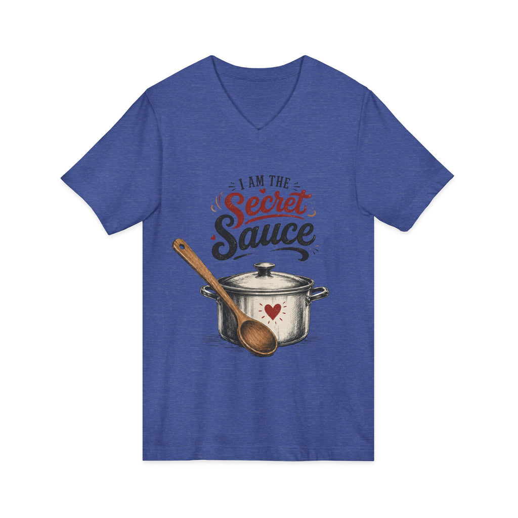 Unisex Jersey Short Sleeve V-Neck Tee