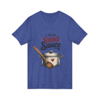 Unisex Jersey Short Sleeve V-Neck Tee