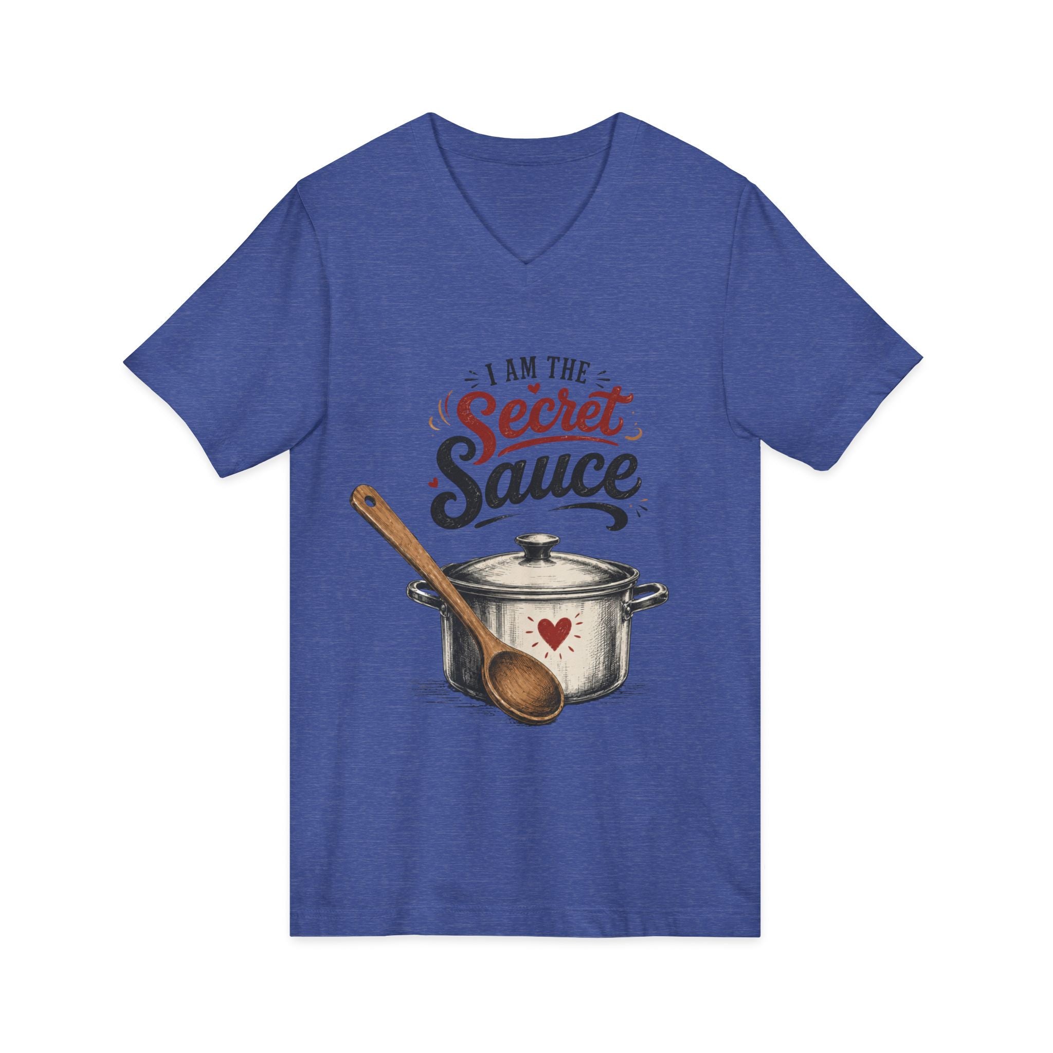 Unisex Jersey Short Sleeve V-Neck Tee