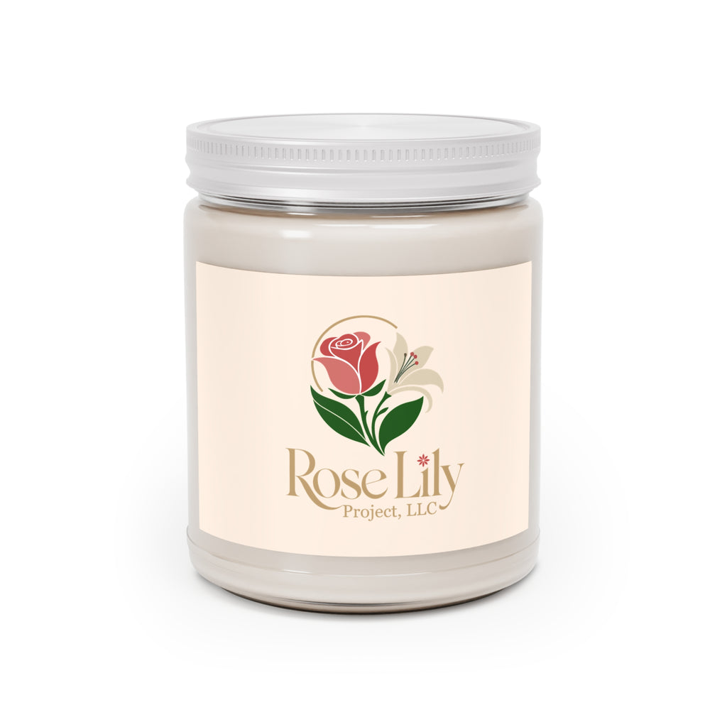 Scented Soy Candles with White Lid, 9oz
