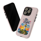 Pink Be the Light iPhone Case | Inspirational Phone Case | Positive Empowerment Gift for Girls & Women