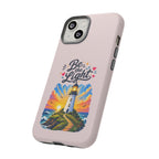 Pink Be the Light iPhone Case | Inspirational Phone Case | Positive Empowerment Gift for Girls & Women