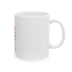 Nurse Ceramic Mug – “I Listen to Hearts” Cute Scrub RN Coffee Cup