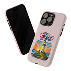 Pink Be the Light iPhone Case | Inspirational Phone Case | Positive Empowerment Gift for Girls & Women