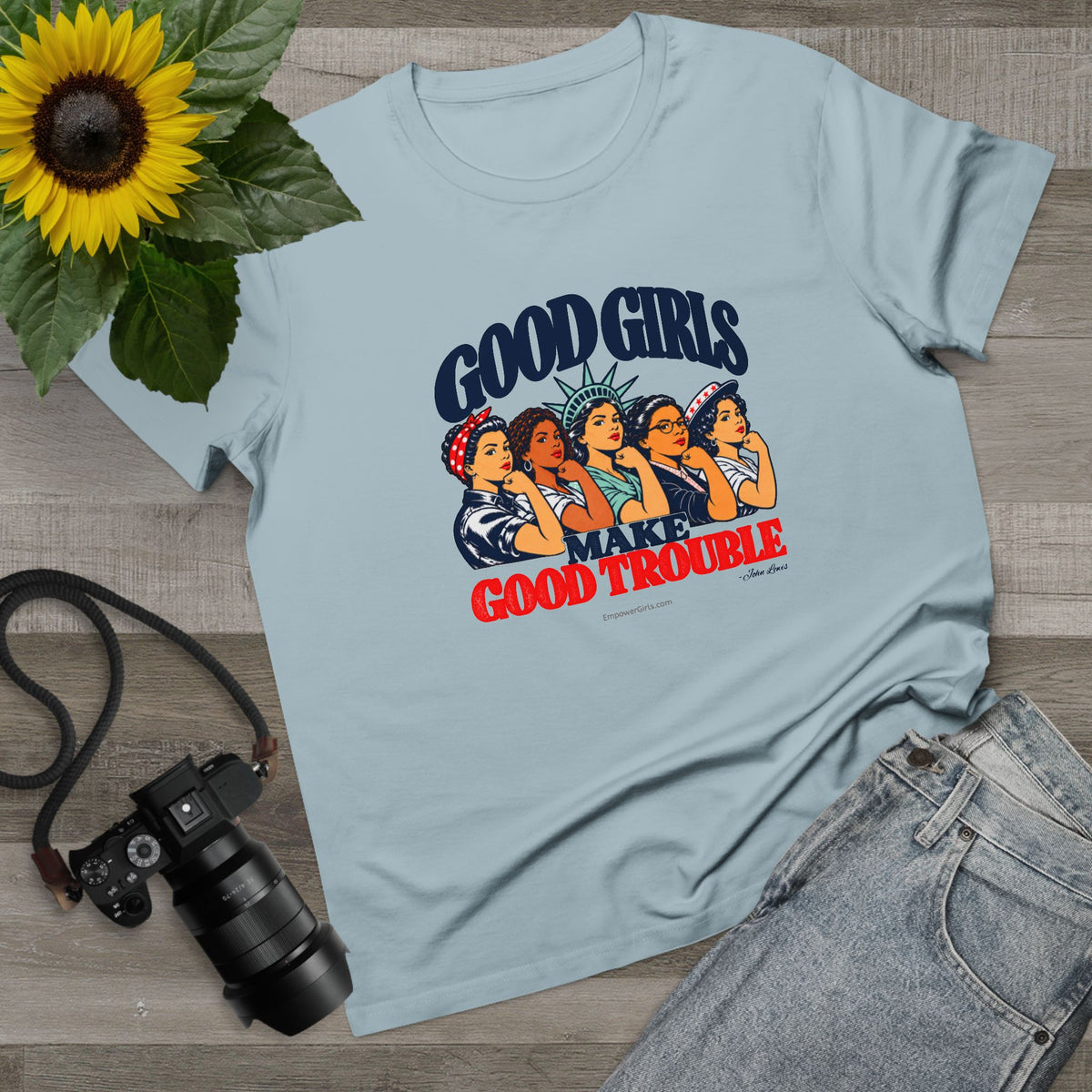 Good Girls Make Good Trouble | Empower Girls Tee