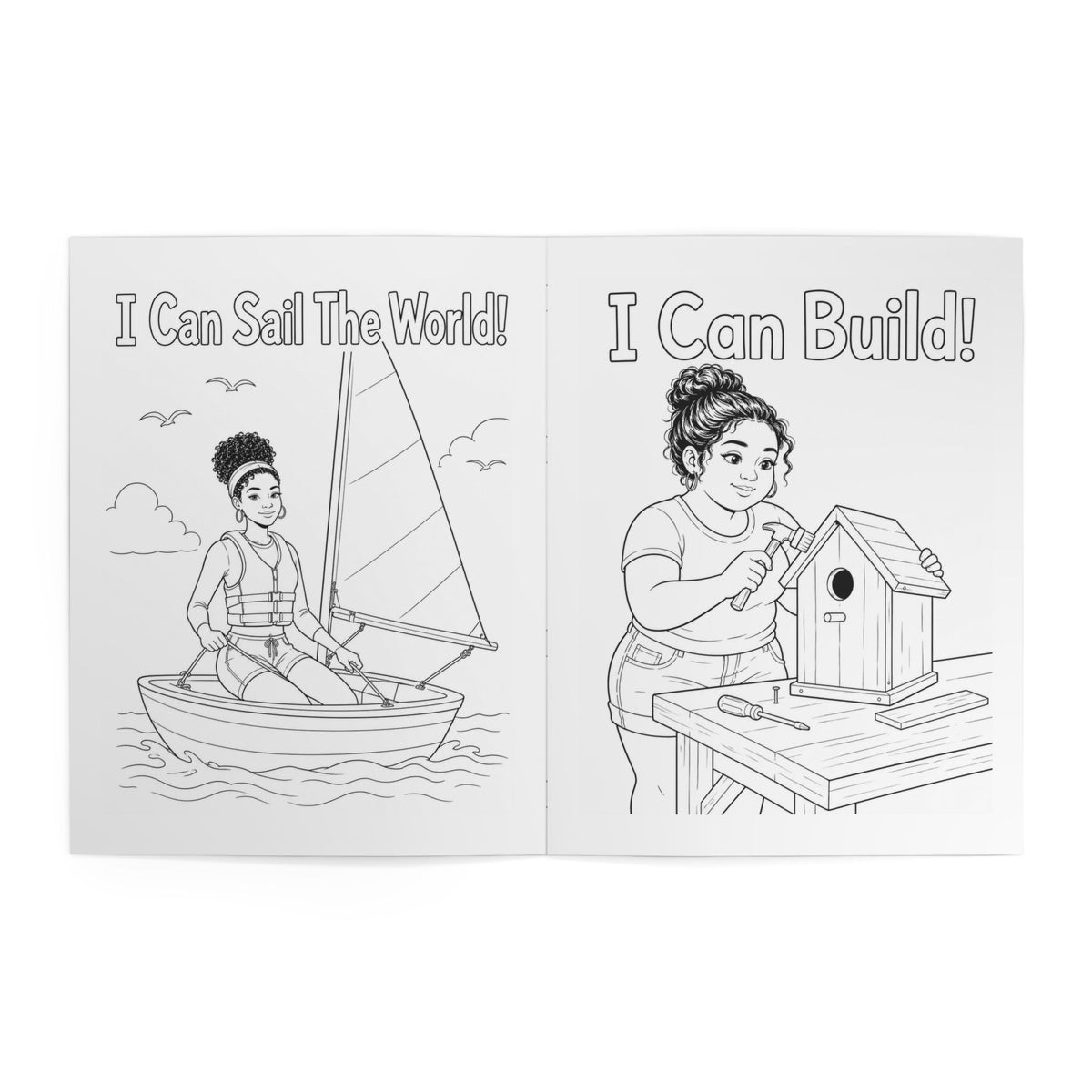Empower Girls Coloring Book | Inspirational Careers, Confidence & Positive Affirmations for Girls