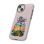 Pink Be the Light iPhone Case | Inspirational Phone Case | Positive Empowerment Gift for Girls & Women