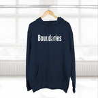 Boundaries Hoodie — Minimalist Self-Care Statement Sweatshirt