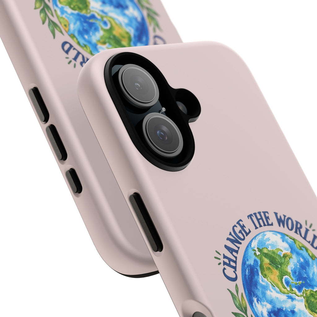 Change the World Not Your Body iPhone Case | Girls Empowerment Phone Case | You Are Enough Body Positive Case